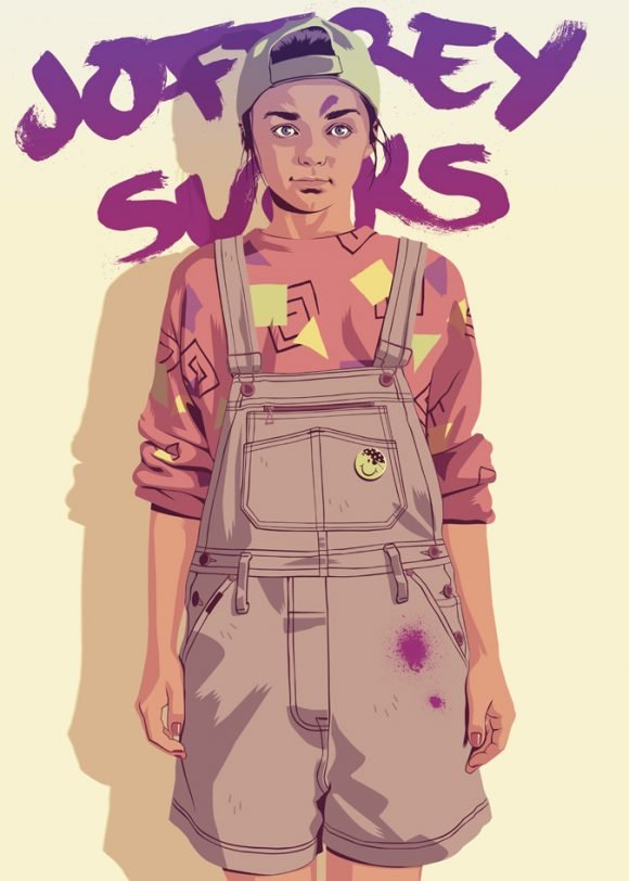 Game of Thrones Arya Stark in dungerees