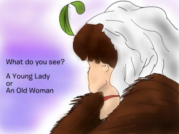 Old woman or young lady? You decide!