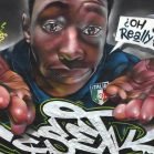 Meme inspired graffiti from Ceser 87